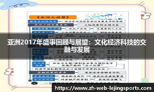 亚洲2017年盛事回顾与展望：文化经济科技的交融与发展